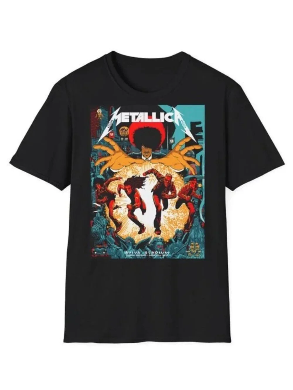 Metallica Dublin 2026 Night 1 M72 World Tour Graphic T-Shirt